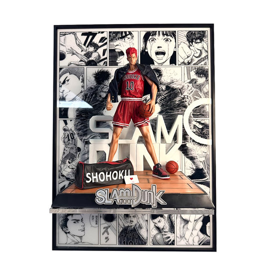 Slam Dunk Hanamichi Sakuragi Figure-Out 3d Manga Painting Room Decor 50*70cm