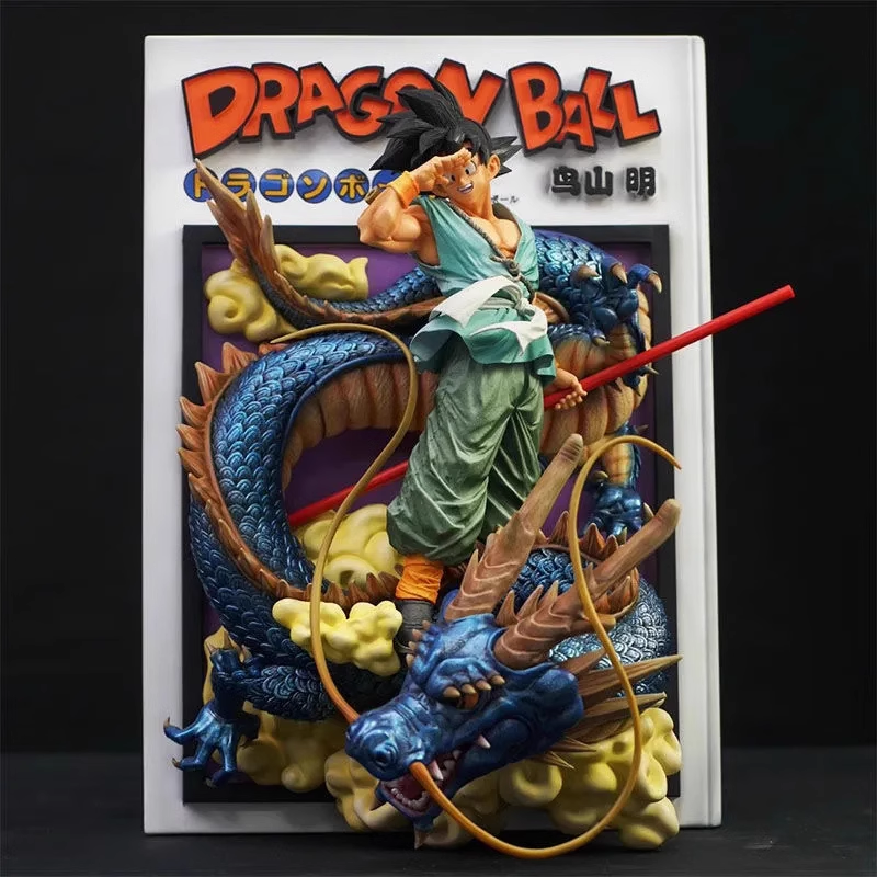 Dragon Ball Figure-Out 3d Manga Painting Room Decor 35cm